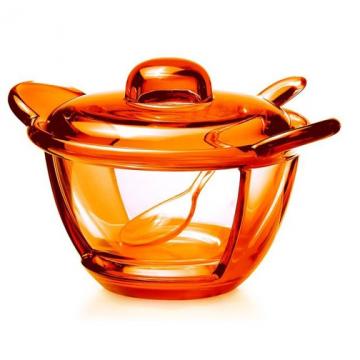 Guzzini cukřenka Bolli, oranžová